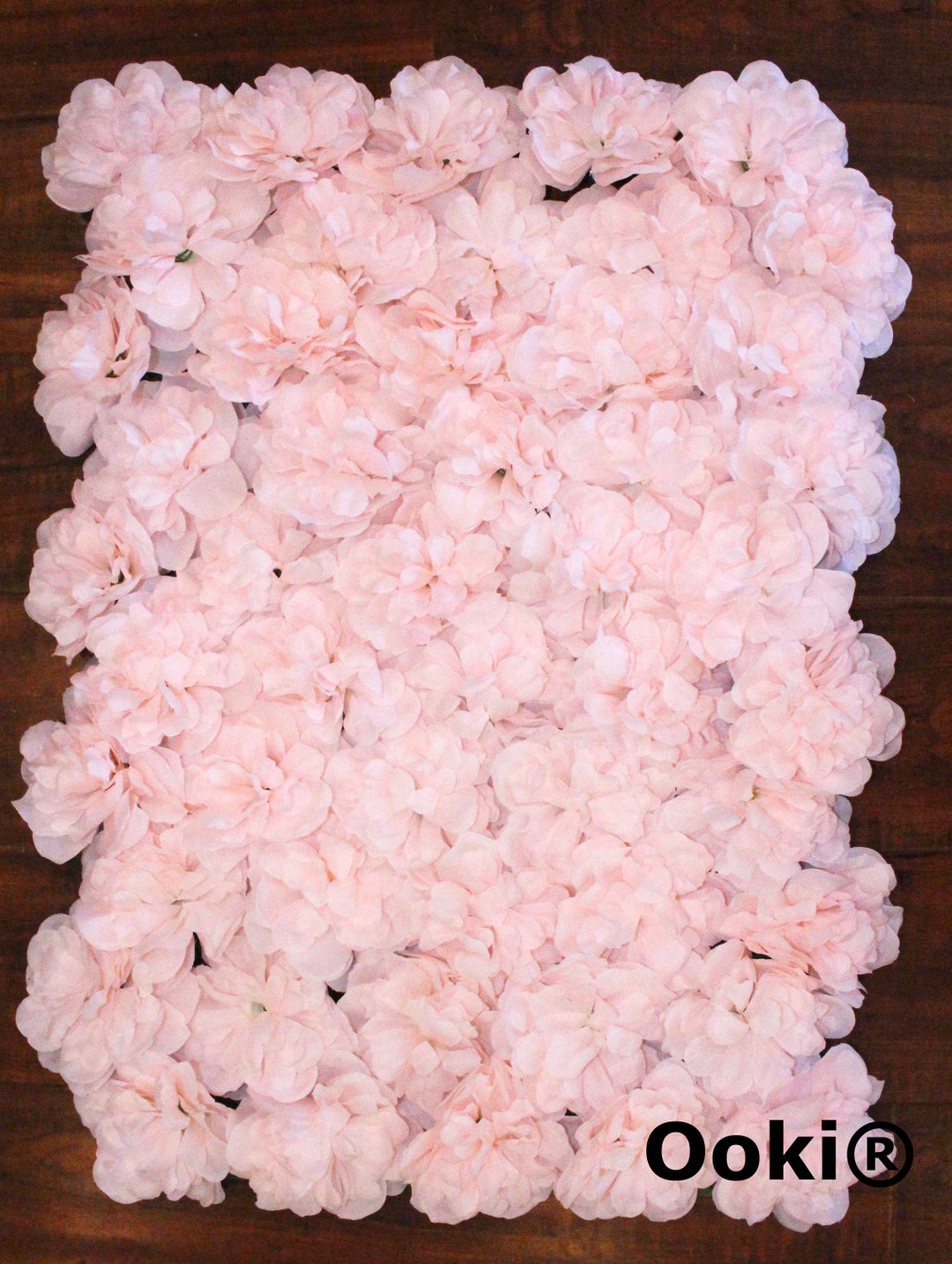 Pink Artificial Rose Flower Wall Panel Blooms Backdrop Wedding Baby