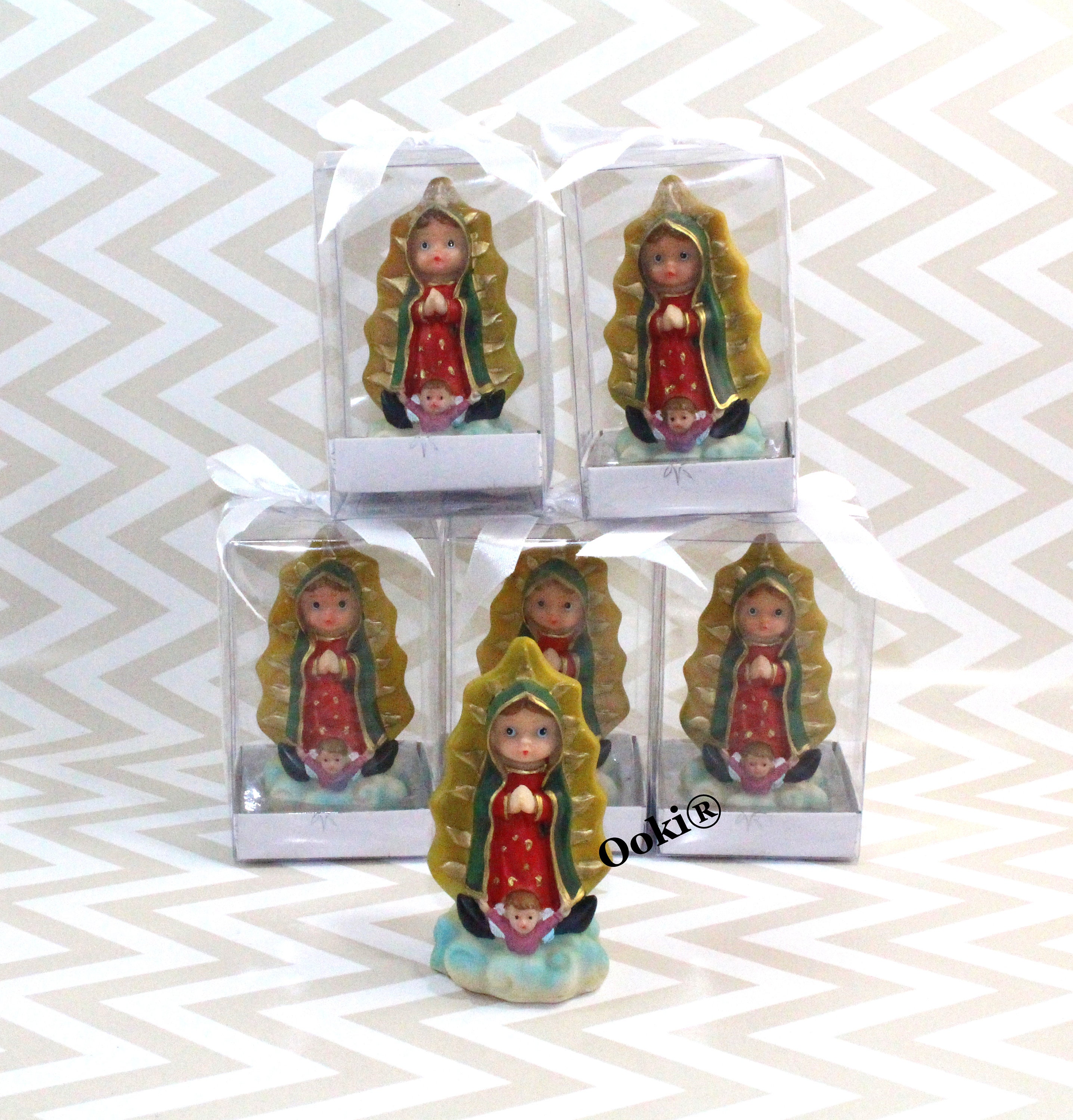 12 PCS Our Lady of Guadalupe Favor Baptism First Communion Memory Silv —  CHIMIYA