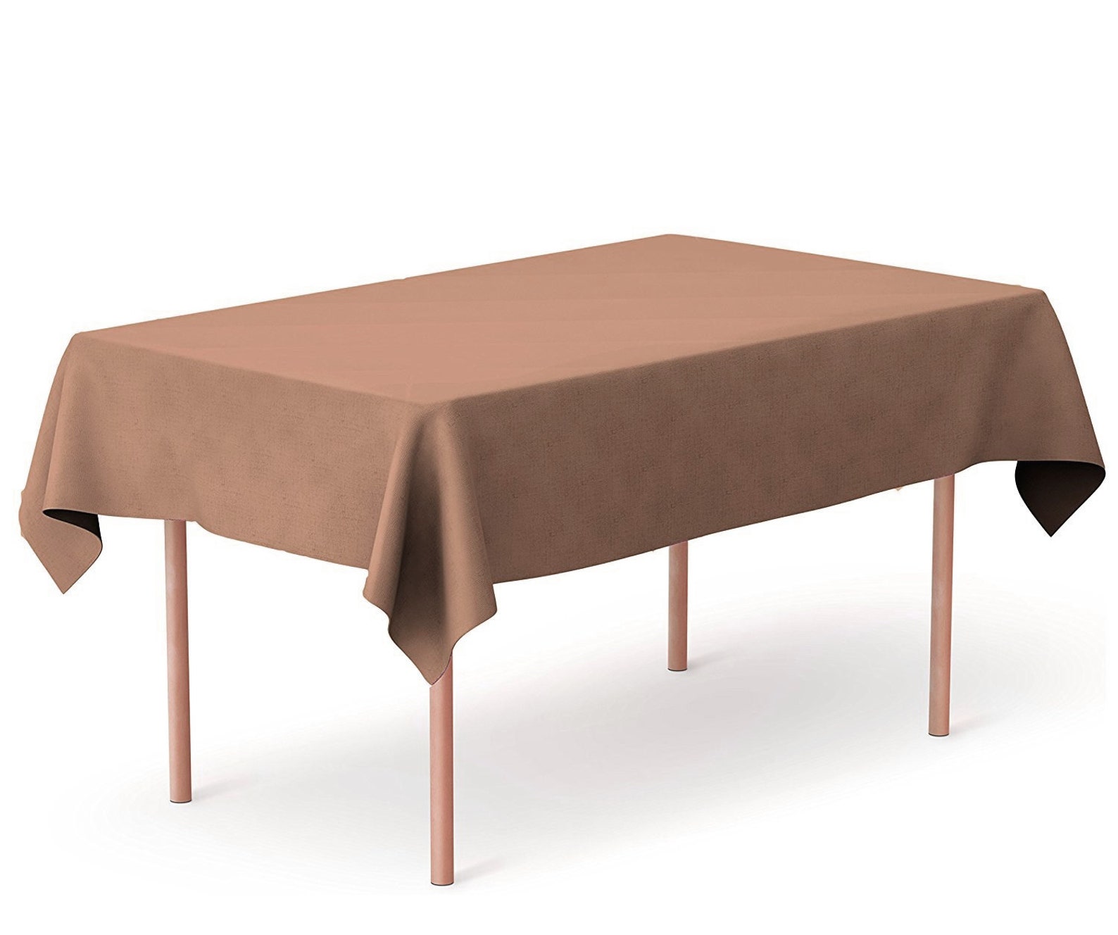 Brown Color Heavy Duty Plastic Tablecloth reusable Etsy