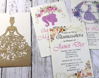 Quinceanera Disney Invitation Etsy Quinceanera Disney Invitation Etsy