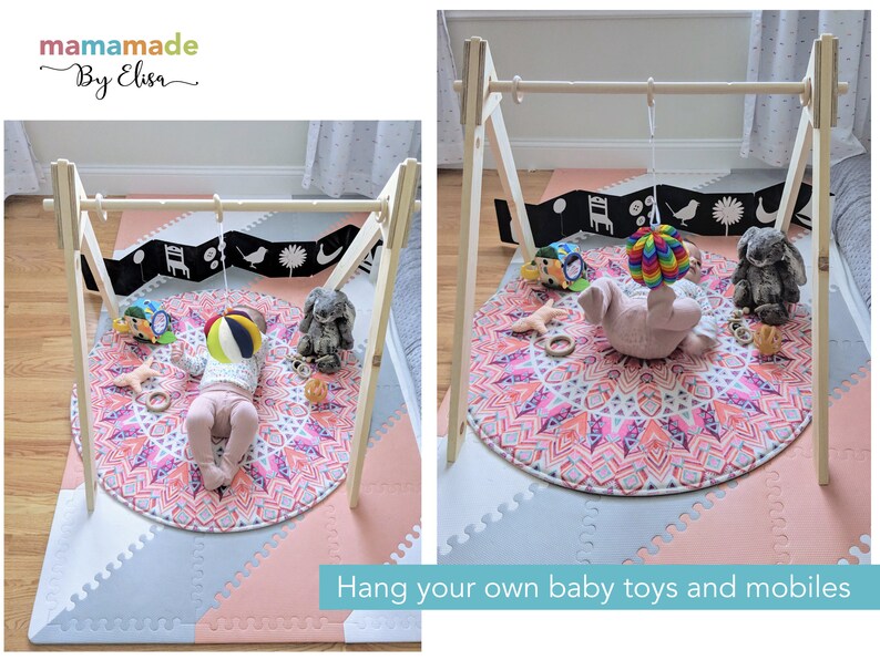 Baby Gym Wooden Frame to Hang Baby Mobiles Baby Boy Gift or Etsy