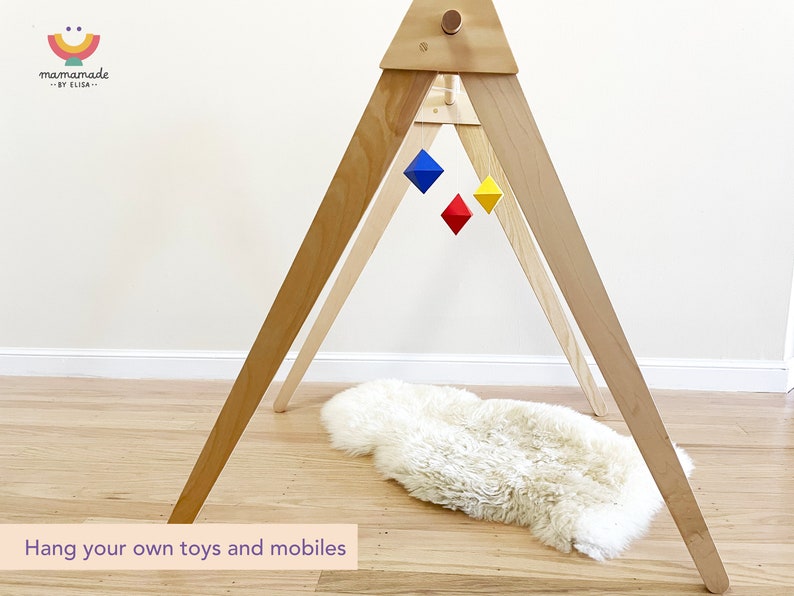 Wooden Baby Gym Frame to Hang Baby Mobile Baby Boy Gift or Etsy
