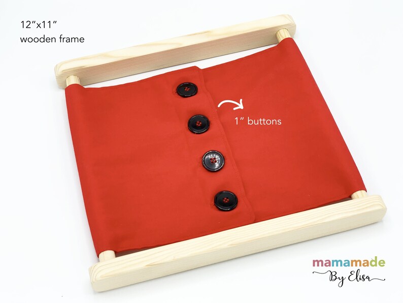 Montessori Buttons Dressing Frames for Kids Practical Life Etsy
