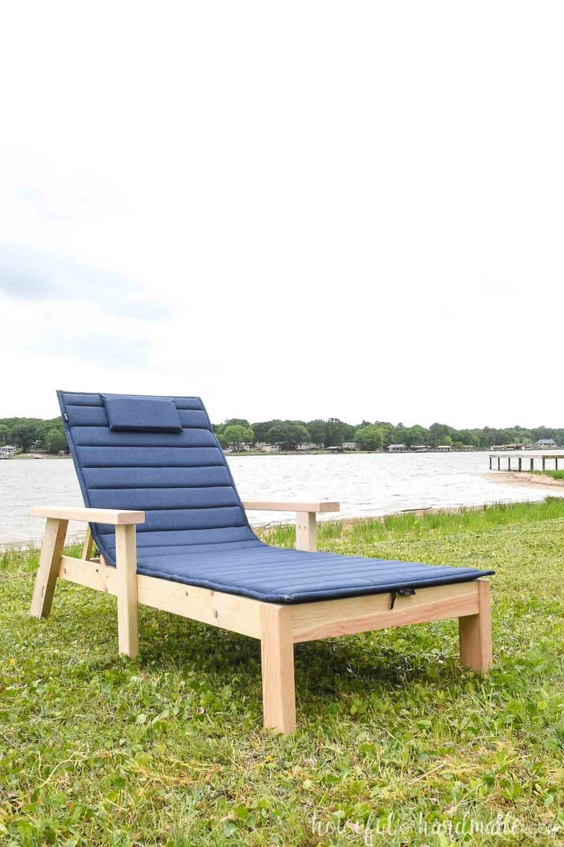 Outdoor Chaise Lounge Chair Woodworking Plans - Adjustable Wood Patio ...