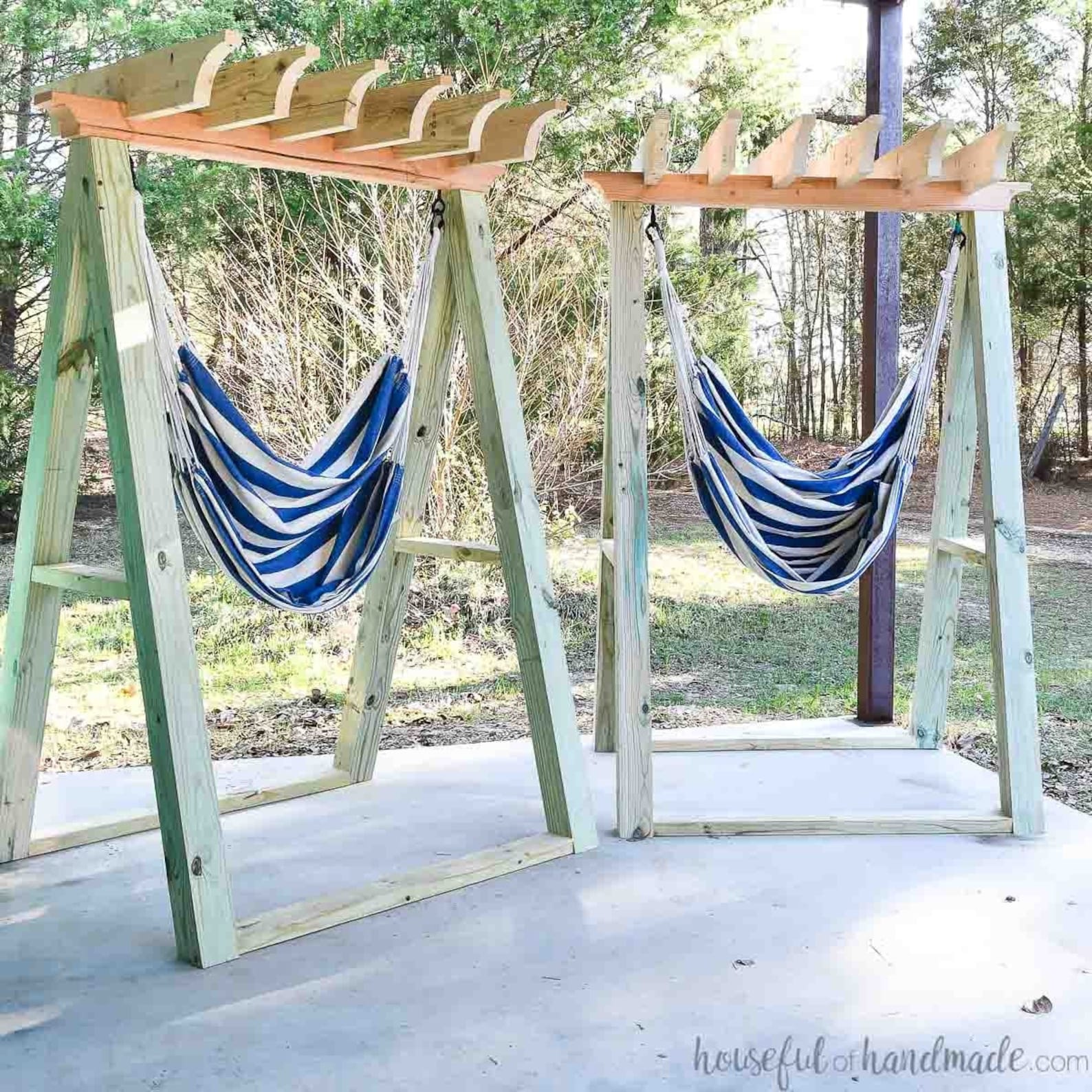 Hammock Chair Stand Woodworking Plans - PDF Plans for Hammock Swing - Etsy