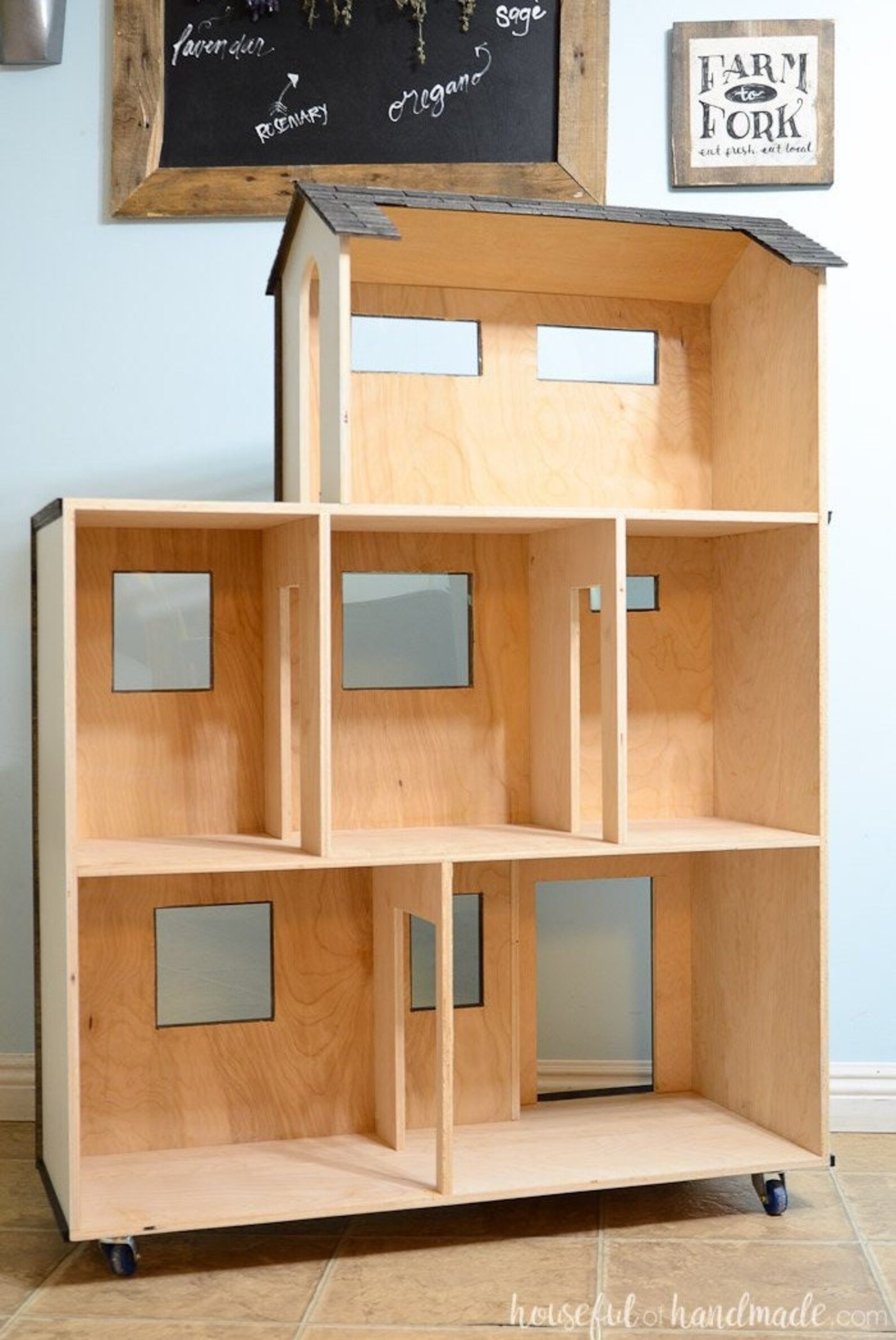 4' Dollhouse Build Plans Etsy
