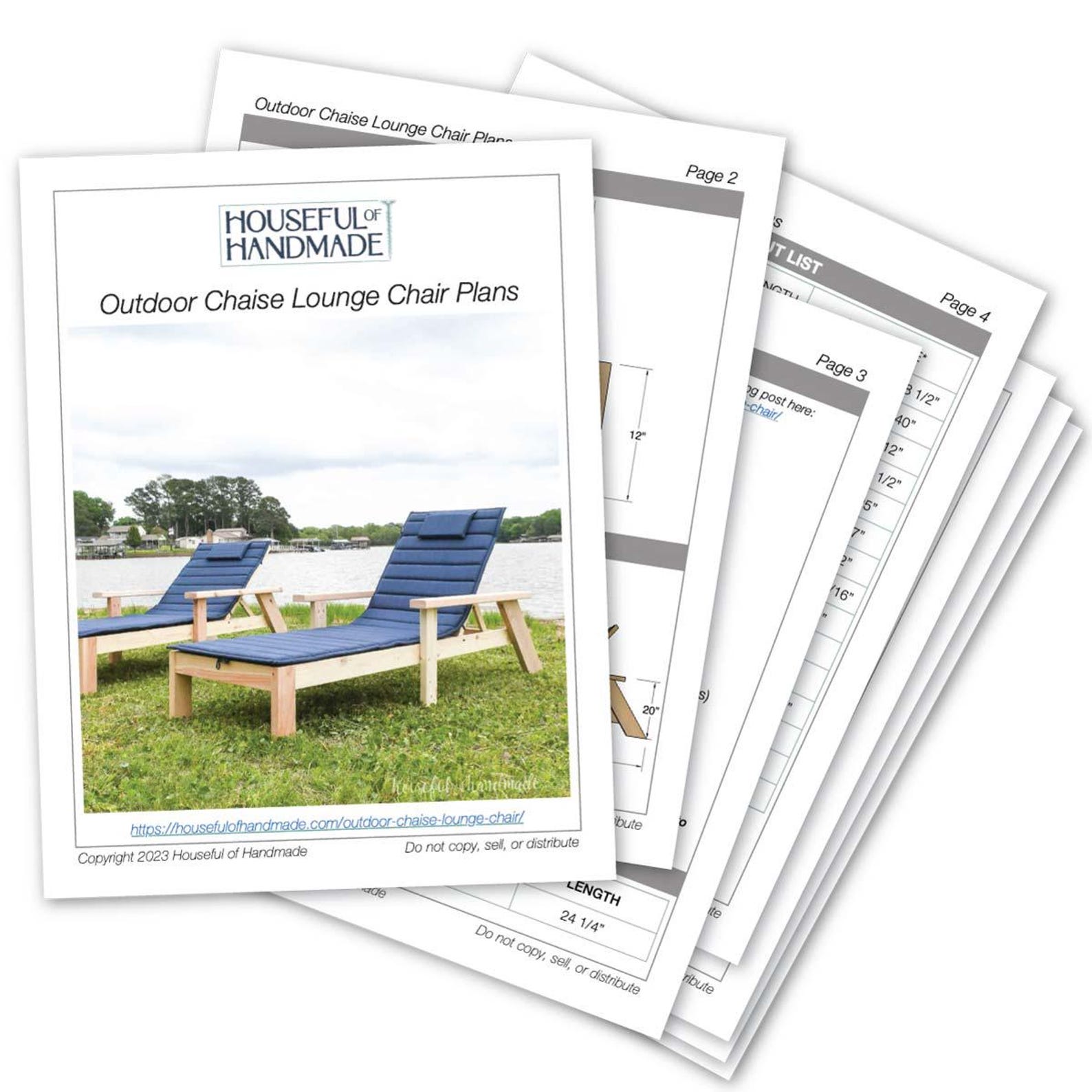 Outdoor Chaise Lounge Chair Woodworking Plans - Adjustable Wood Patio