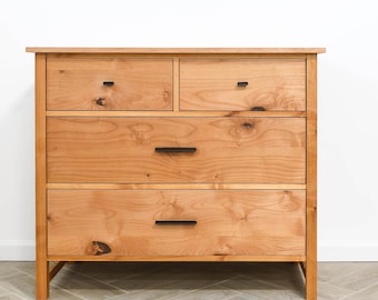 4 Drawer Dresser Woodworking Plans - 42" wide DIY Dresser PDF Plans