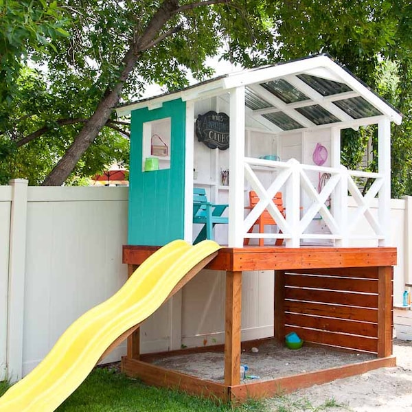 Playhouse Woodworking Plans - Outdoor Fort PDF Build Plans