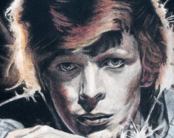 David Bowie - Imprimer sur bois