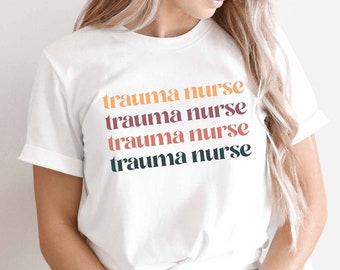 CUTE Trauma Nurse Shirt | Nursing School Sweatshirt | TCRN Grad Gift | Gifts for Trauma Nurse Team | Nurse Sweatshirt | Nurse Sweatshirt