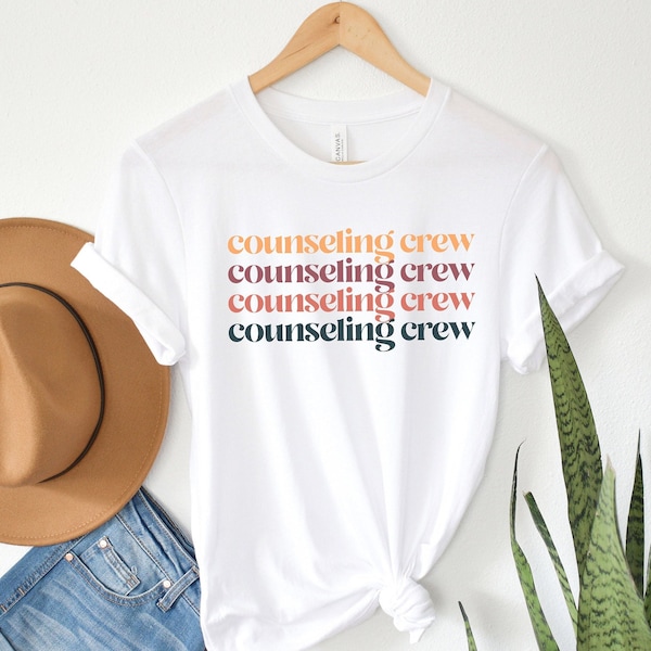 Counseling Crew Shirts | Middle School Counselor Sweatshirt | Counselor Gift | School Counselor Tees | Squad | Mental Health Social Worker