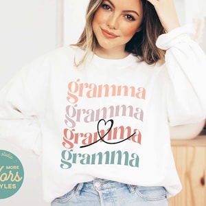 Gramma Sweatshirt | New Gramma Gift | Gramma Pregnancy Announcement Shirts | Gramma Shirt | Gramma Gifts