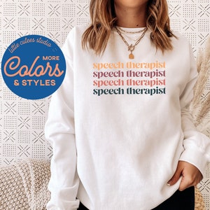 Speech Pathologist Sweatshirt | Speech Therapist Sweatshirt | SLP Hoodie | Speech Language Pathologist Shirt | SLP Crew | SLP Squad