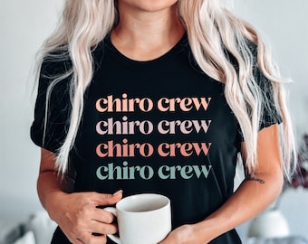 Chiropractic Office Shirts | Retro Chiropractor Sweatshirt | Chiro Crew Graduation Shirts | Student Grad Gifts | Graduation Celebration