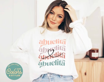 Abuelita | Abuelita Sweatshirt | New Abuelita Gift | Abuelita Pregnancy Announcement Shirts | Abuelita Shirt | Abuelita Gifts
