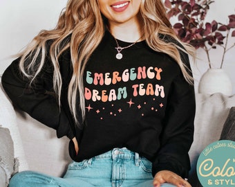Emergency Nurse Sweatshirt | ER Nurse Graduation Gift | ER Physician Tshirt | Nursing Student Gifts | Cute Nurse Shirt