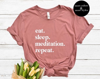 Cute Meditation Shirt | Graphic Tee | Mindfulness Shirt | Meditation Gift | Mindfulness Shirt | Yoga Sweatshirt | Yoga Shirt