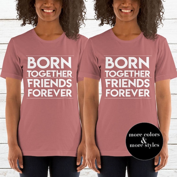 t shirt for twin sisters