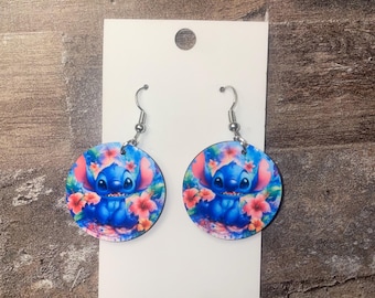 Floral Stitch Earrings
