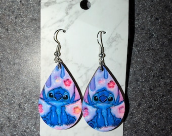 Watercolor Stitch Earrings