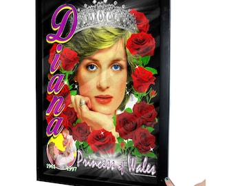 Prinzessin DIana 24x36 B.S.C Wandposter