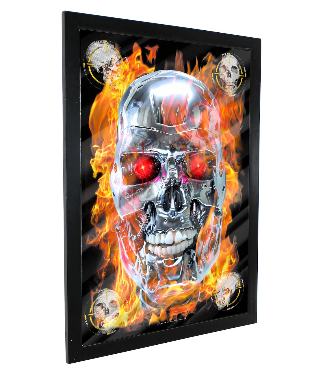 T800 Terminator Head Wall Mounted Plaque T-800 23cm