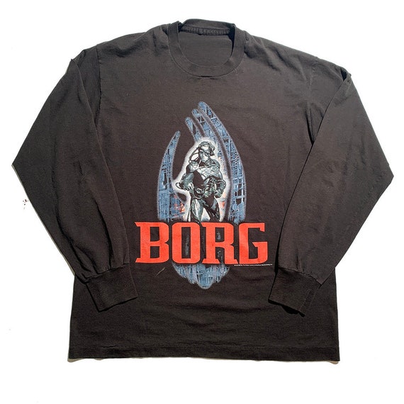 1996 Vintage Star Trek BORG villain longsleeve Bla