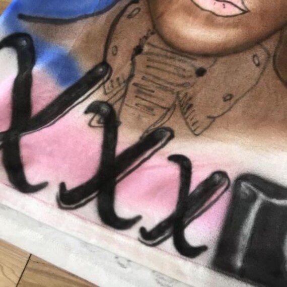 RIP Airbrushed xxxtentacion chemise hommage Airbrushed RIP taille XL Portrait Rap Tee Shirt 33ec91 RIP Airbrushed xxxtentacion chemise hommage Airbrushed RIP taille XL Portrait Rap Tee Shirt 33ec91