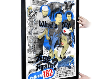 BLINK 182 2001 Fan made 24x36 B.S.C Wandposter