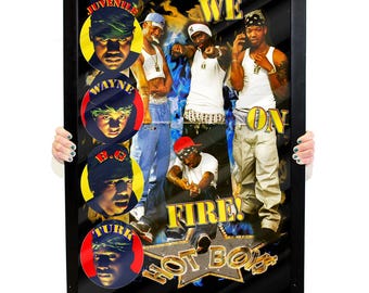 Lil Wayne, Juvenile, BG, Turk Rap Group 24x36 B.S.C Wall Poster