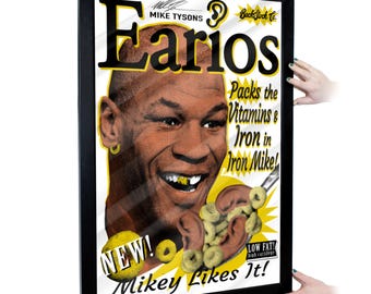 EARIOS Mike Tyson High Knorpel 24x36 B.S.C Wandposter