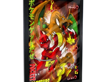 Charizard Evolution 24x36 B.S.C Wandposter