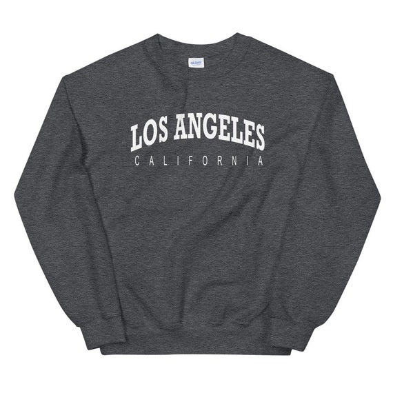 Los Angeles Crewneck Sweatshirt LA Sweatshirt LA Crewneck | Etsy