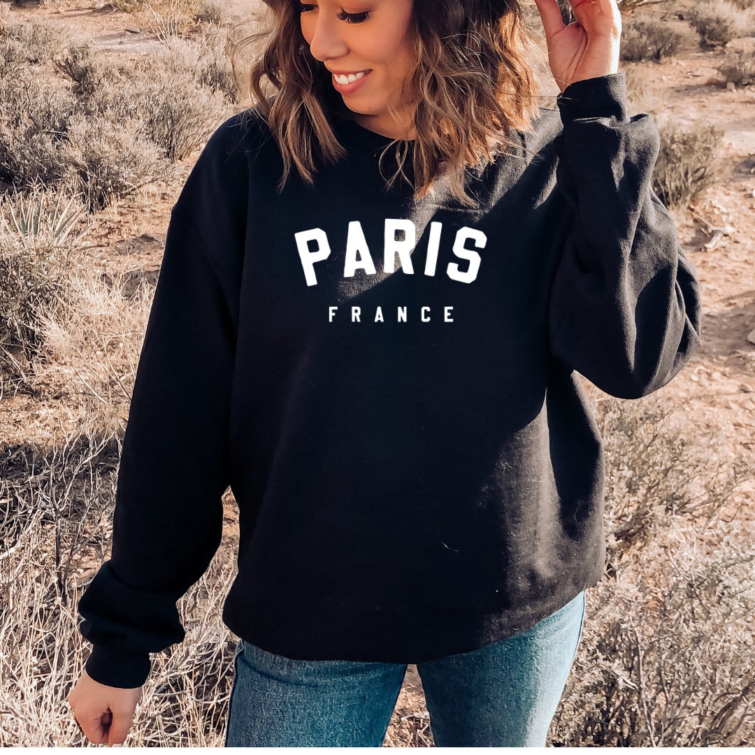 Paris Frankreich Sweatshirt / Paris Crewneck / Paris Pullover Etsy.de