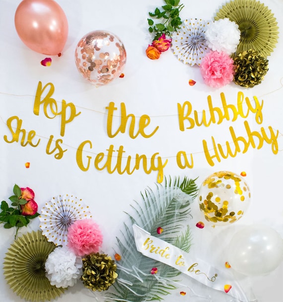 Bachelorette Party Decorations Classy Bridal Shower Etsy