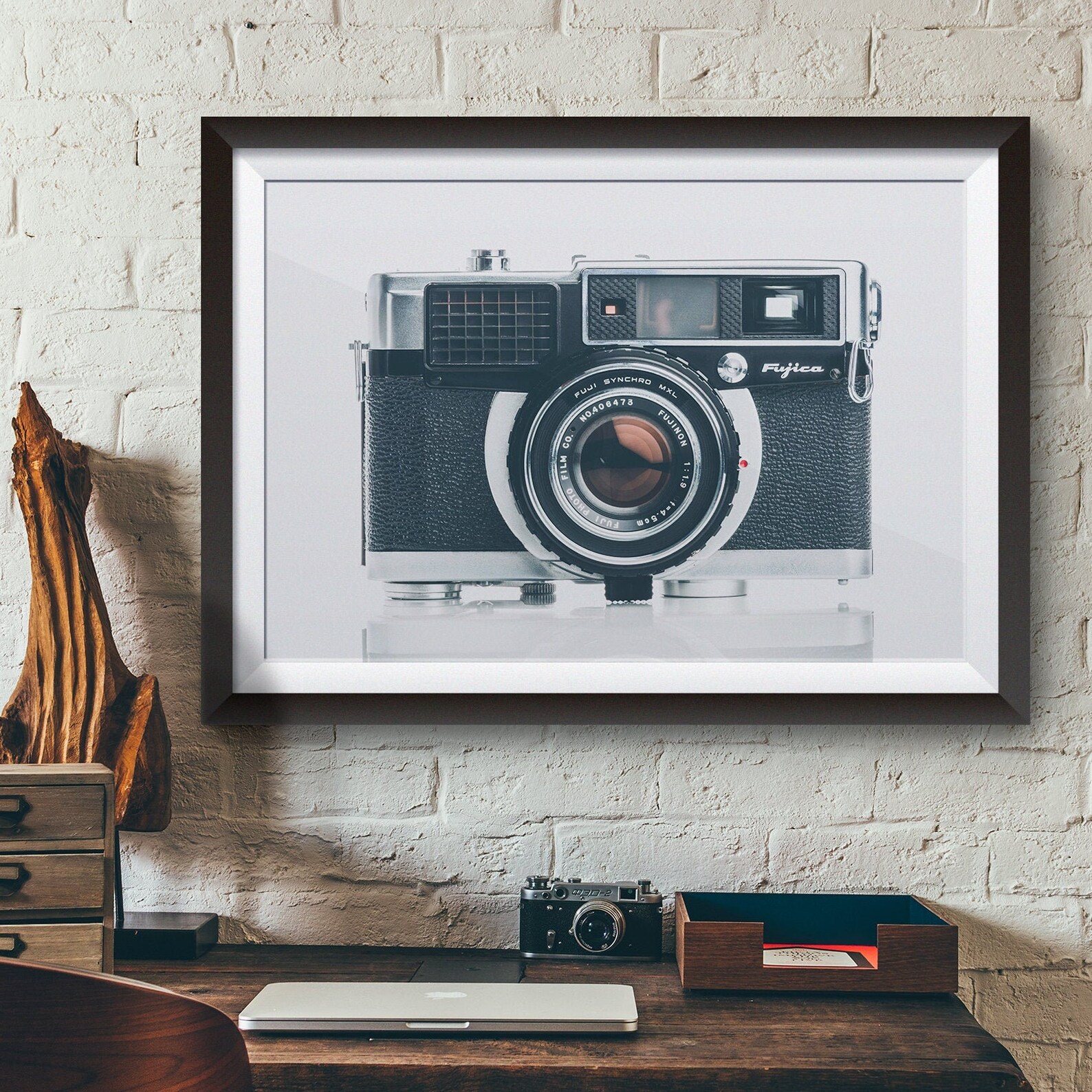 Kamera-Wand-Kunstdruck 1961 Fujica 35EE Entfernungsmesser | Etsy