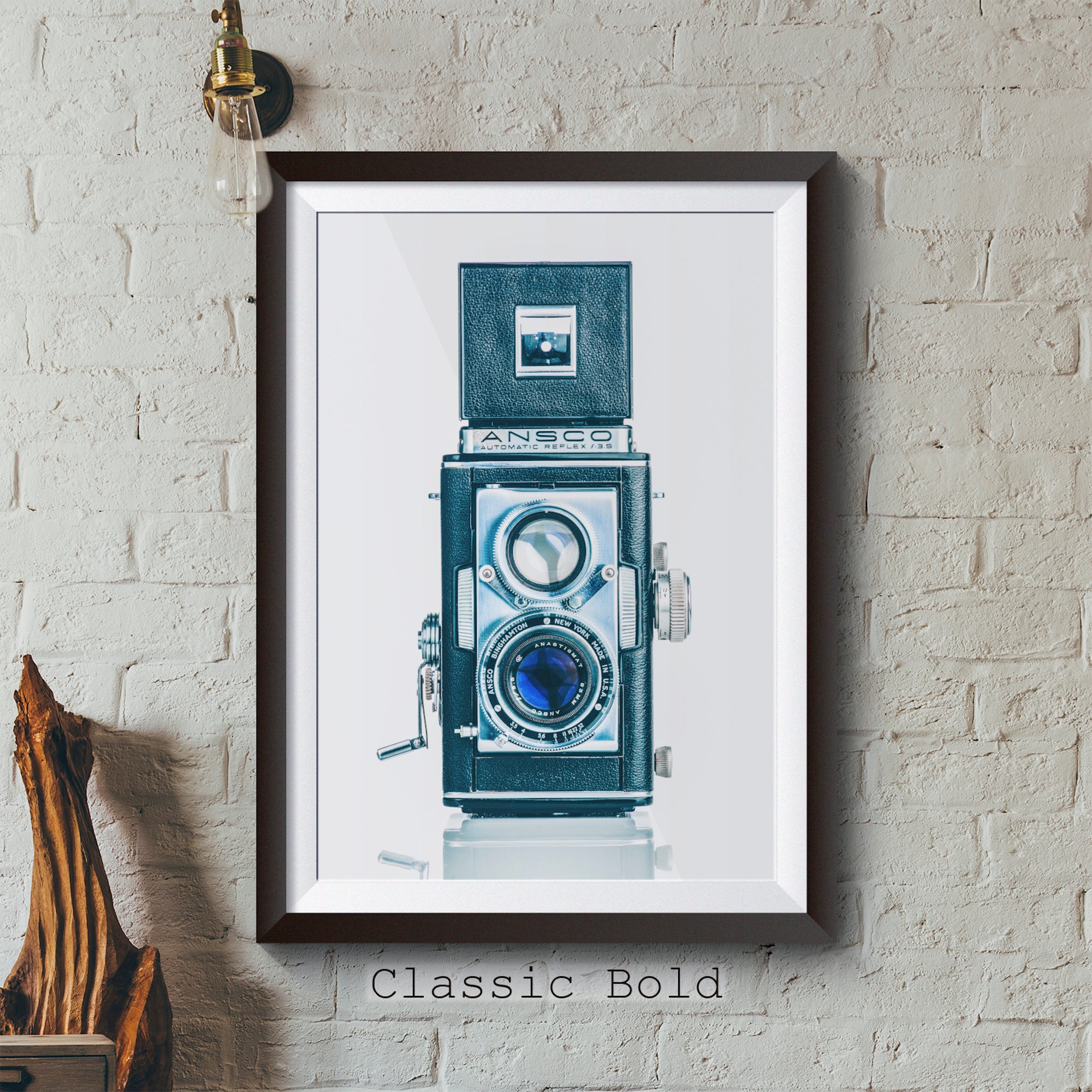 Kamera-Wand-Kunstdruck 1949 Ansco Automatische Reflex Home | Etsy