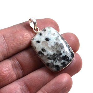 Natural Ocean Jasper Silver Pendant,Jasper Pendant, Handmade Pendant, Ocean Jasper Stone Pendant,925 Silver Pendant, Gift For Engagement,