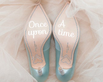 Bridal Shoe Decals: Custom Wedding Vinyl Stickers