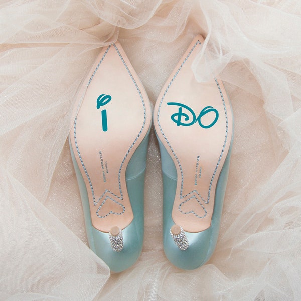 Wedding Shoe Decals: I Do, Me Too Bridal Stickers