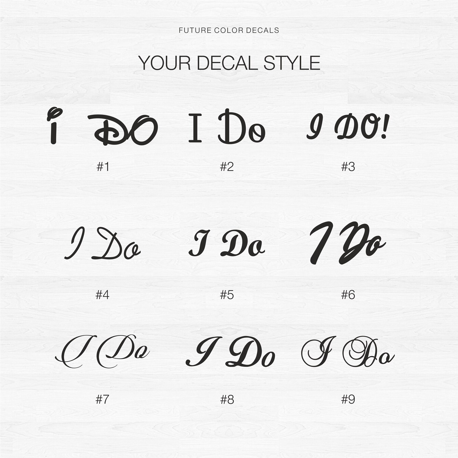 Bridal Shoe Decal Bridal Shoe Stickers I Do Shoes I Do Shoe Etsy