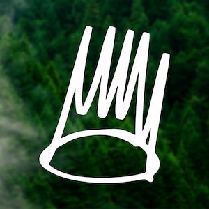 J Cole Crown Vinyl Decal: Car, Laptop, Macbook Sticker
