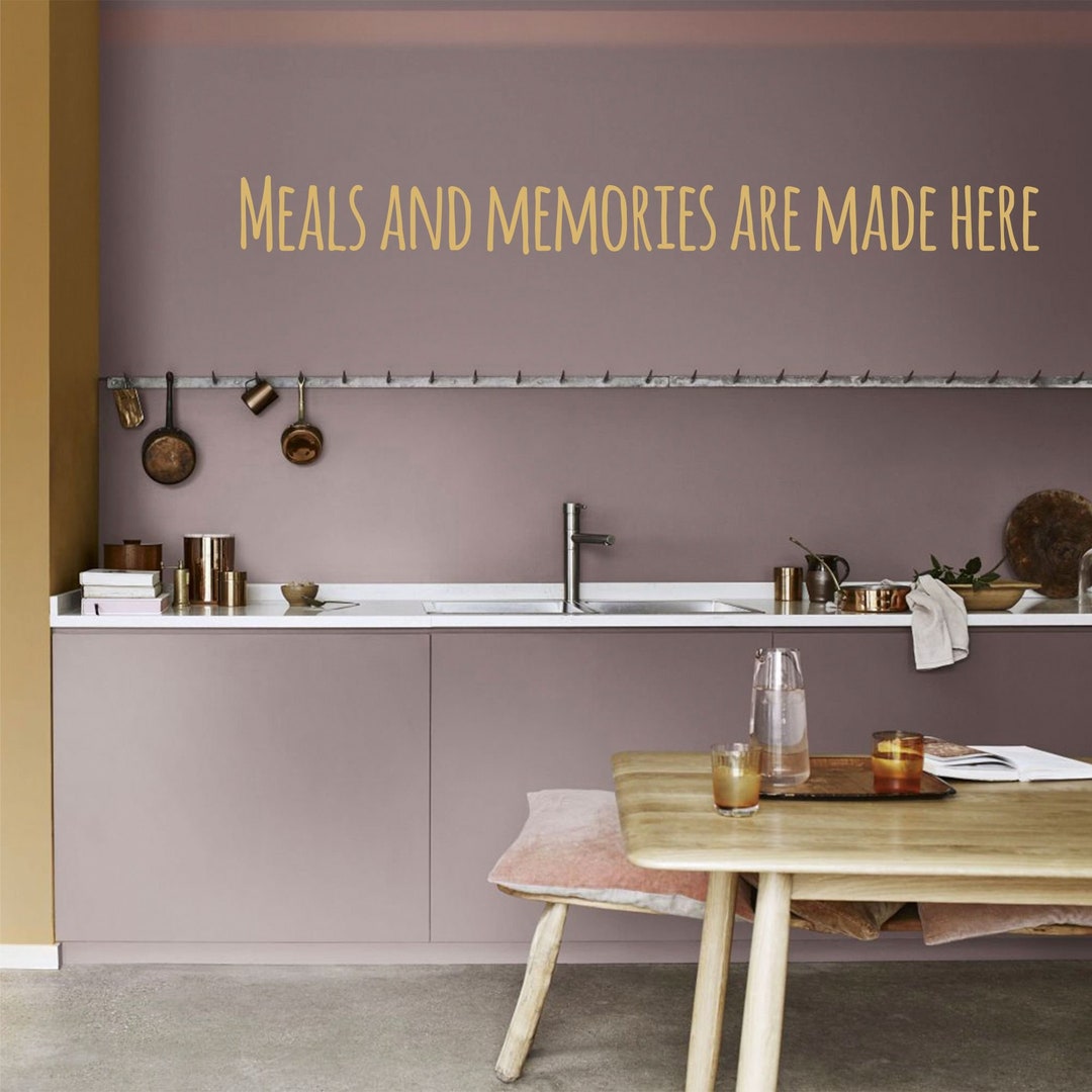 Wall Decal Kitchen Wall Decals Kitchen Stickers Quote Wall Decal ...
