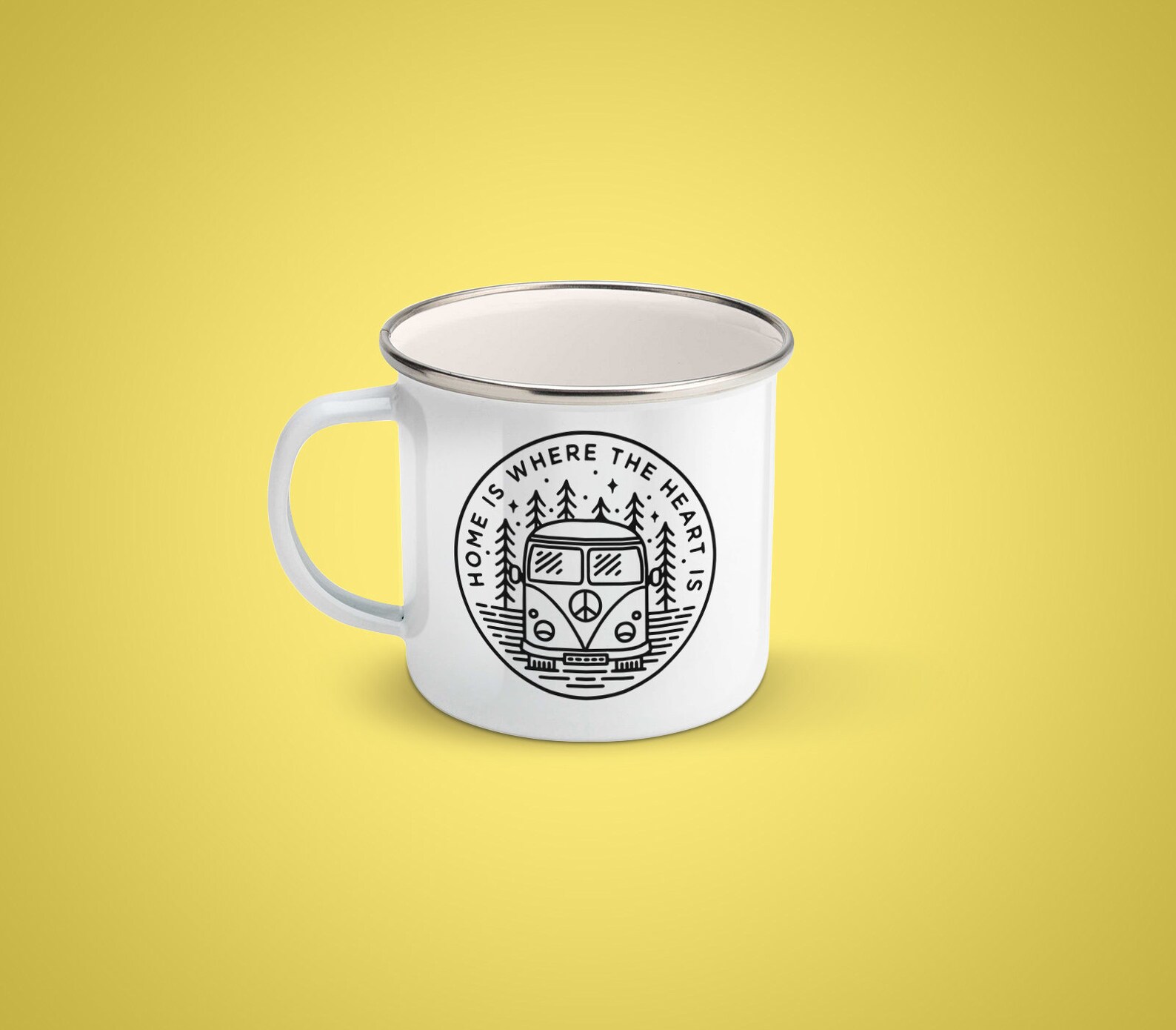 Lets Be Adventurers Camp Coffee Mug Enamel Mug Custom Mug Etsy