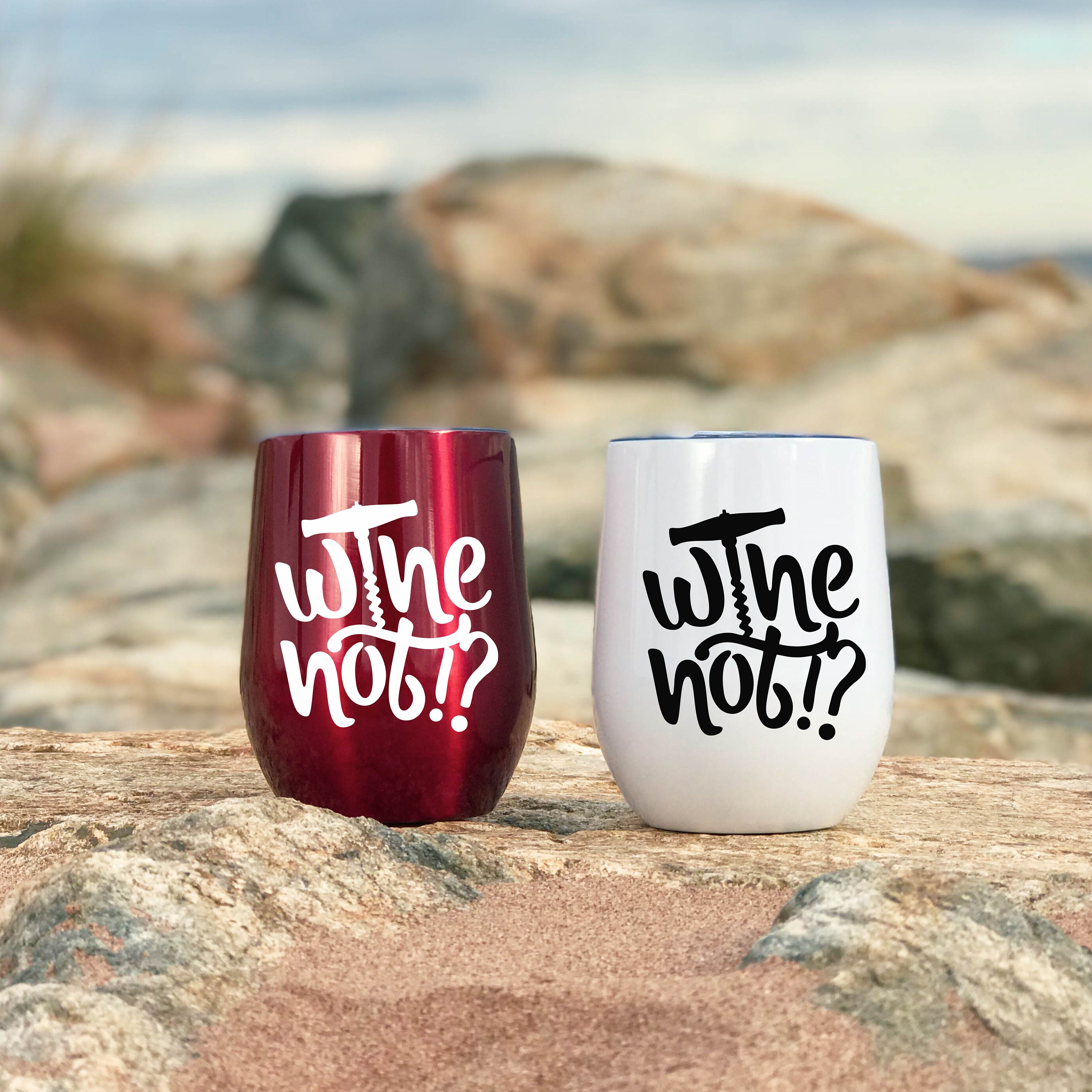 Wine tumbler Funny wine quote Personalized tumbler Wine Etsy
