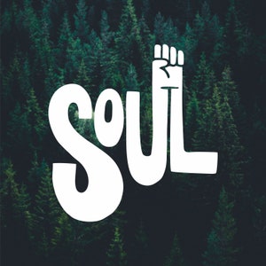 Soul Sticker Decal: Laptop, Car, and More
