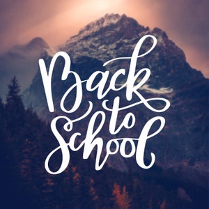 Back To School Vinyl Decal: Laptop, Car, Wall, Notebook