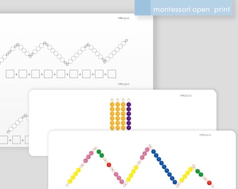 Addition Snake Game - Montessori Album