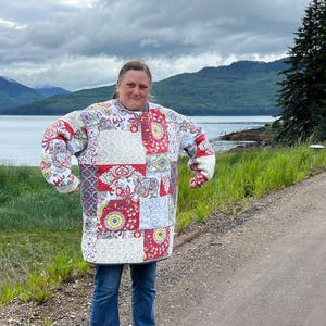 Tunic, size XL, quilted